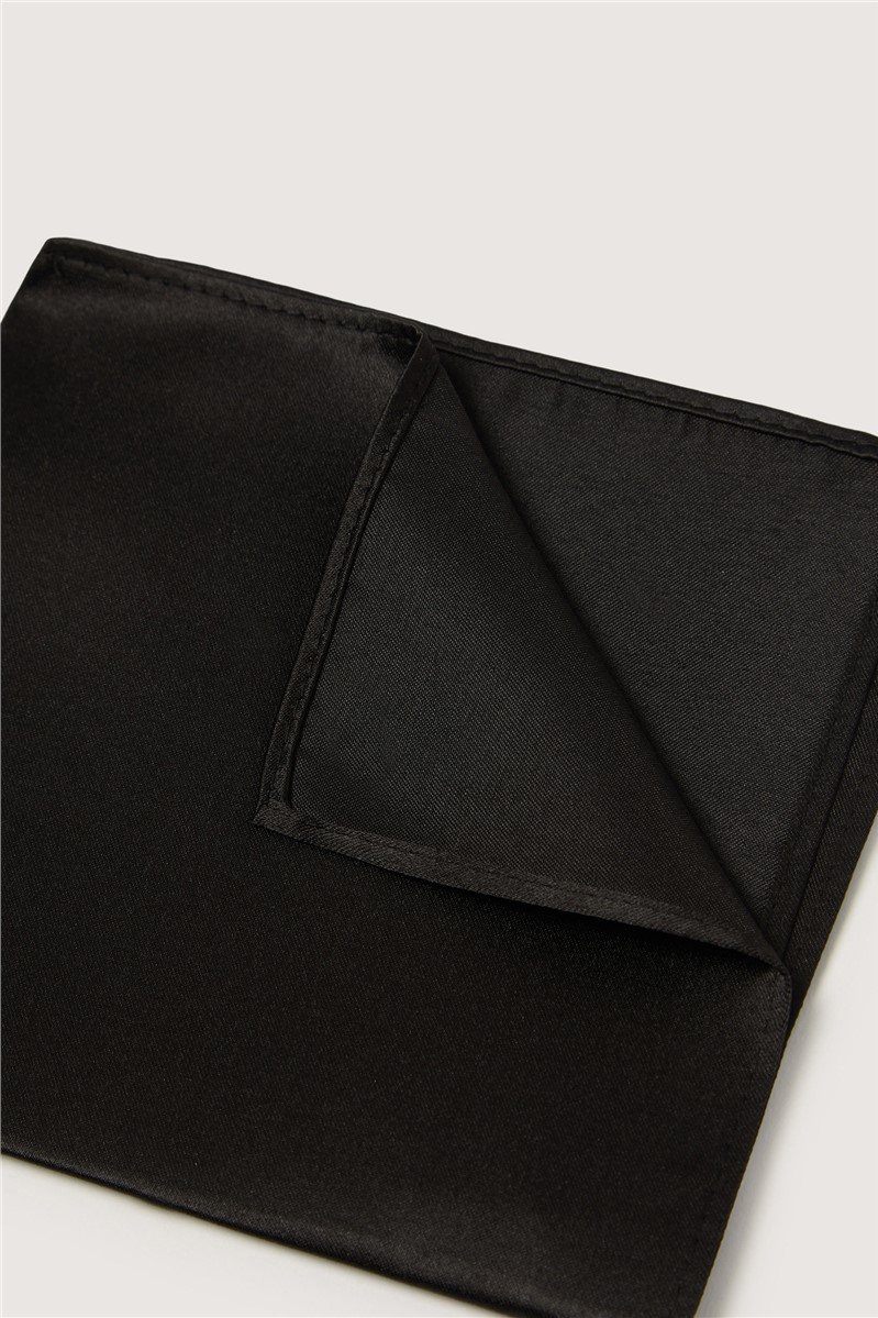  Black Pocket Square