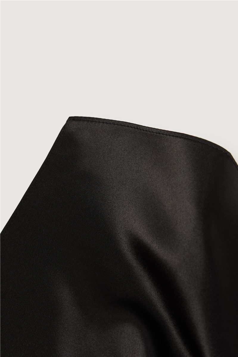 Black Pocket Square