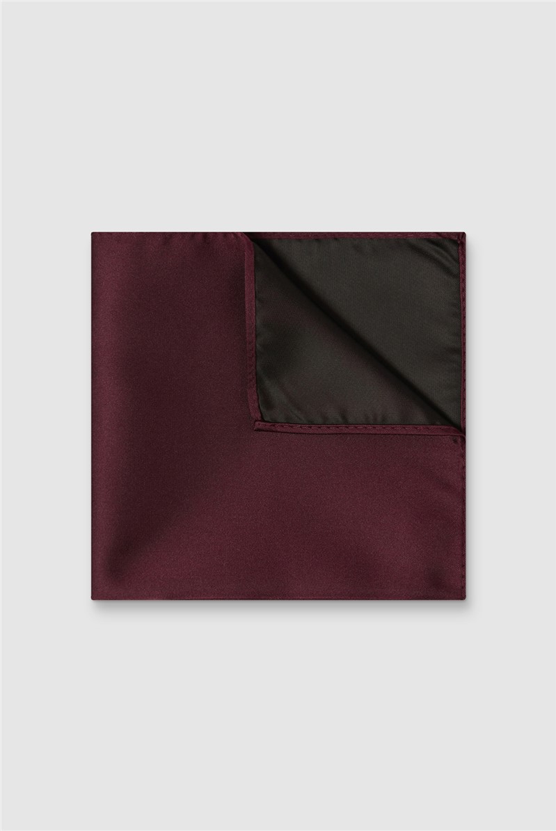  Burgundy Pocket Square