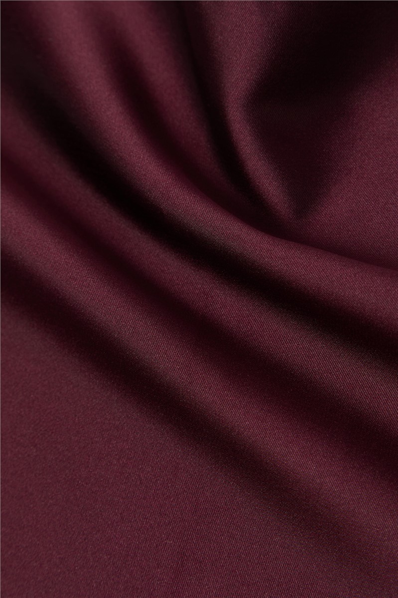  Burgundy Pocket Square