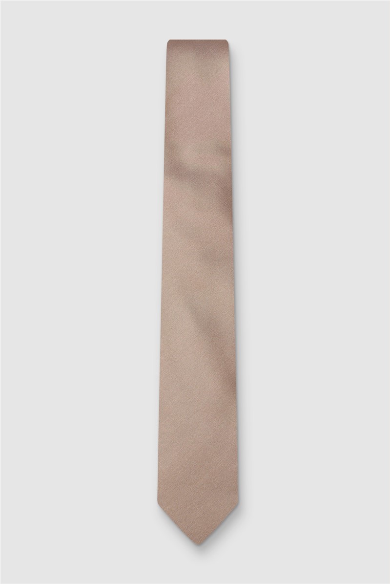  Taupe Silk Pocket Square