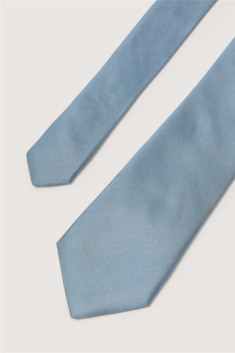  Sky Blue Silk Tie