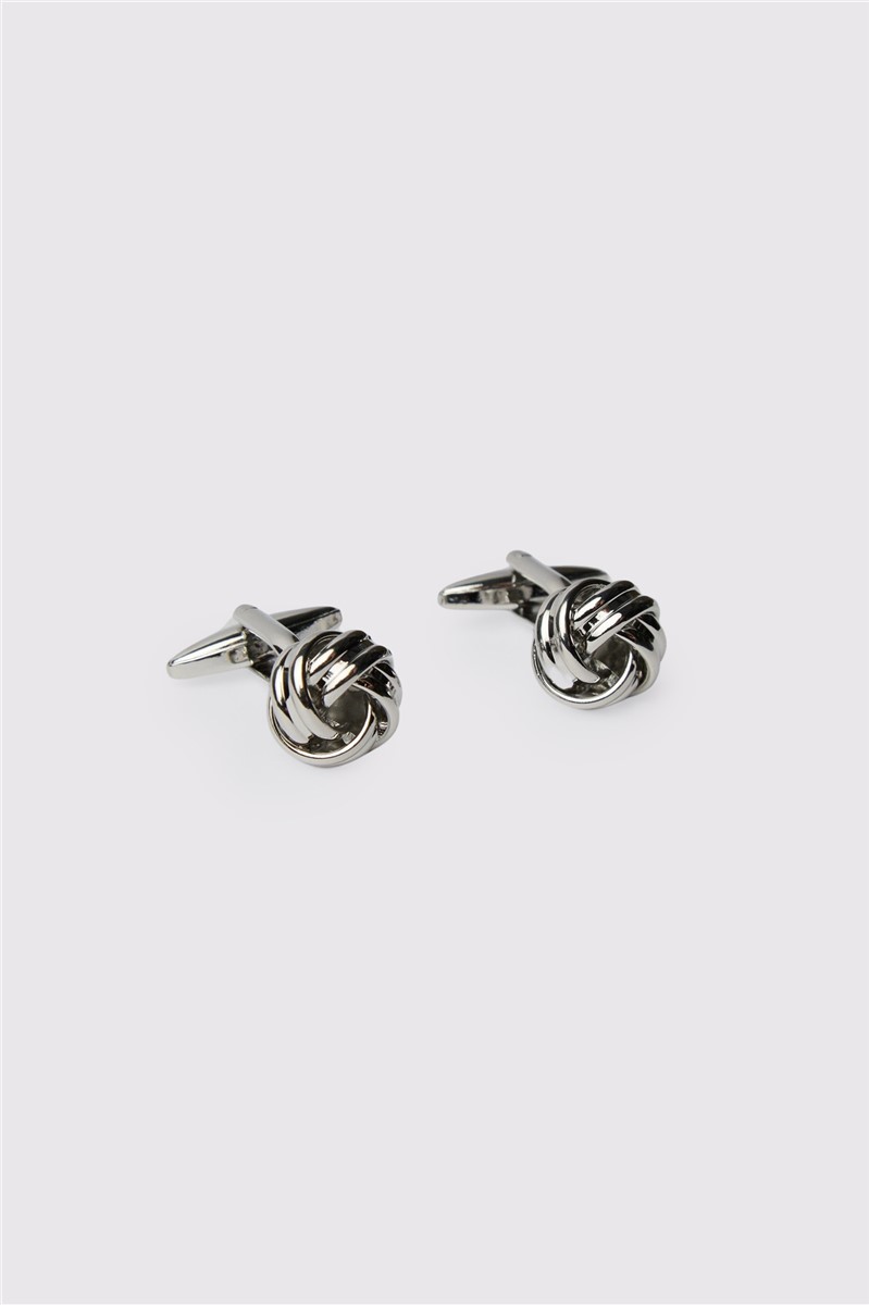  Silver Knot Cufflinks