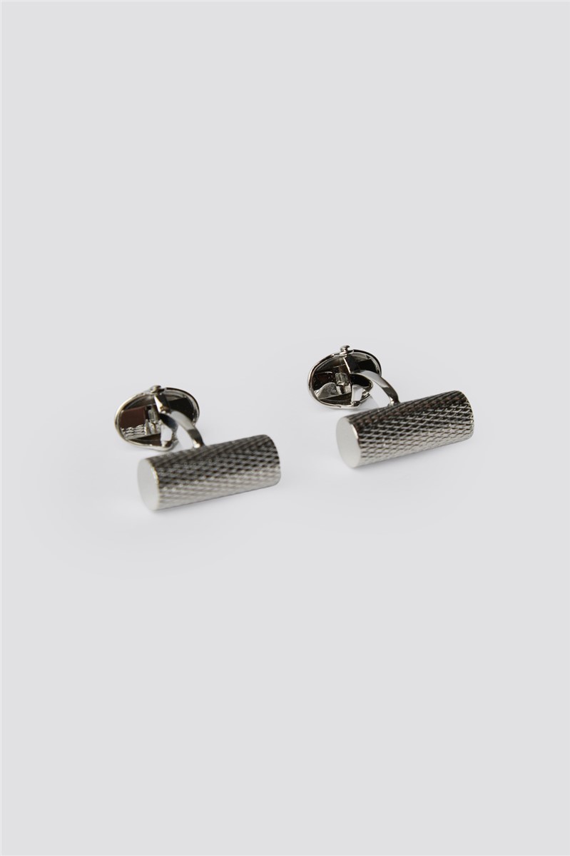  Silver Barrel Cufflinks