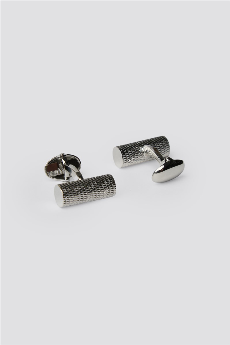  Silver Barrel Cufflinks