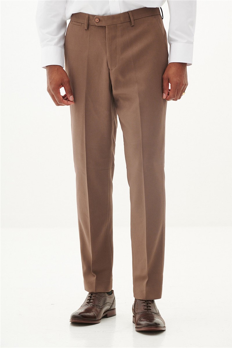  Tailored Fit HM5 Tan Suit