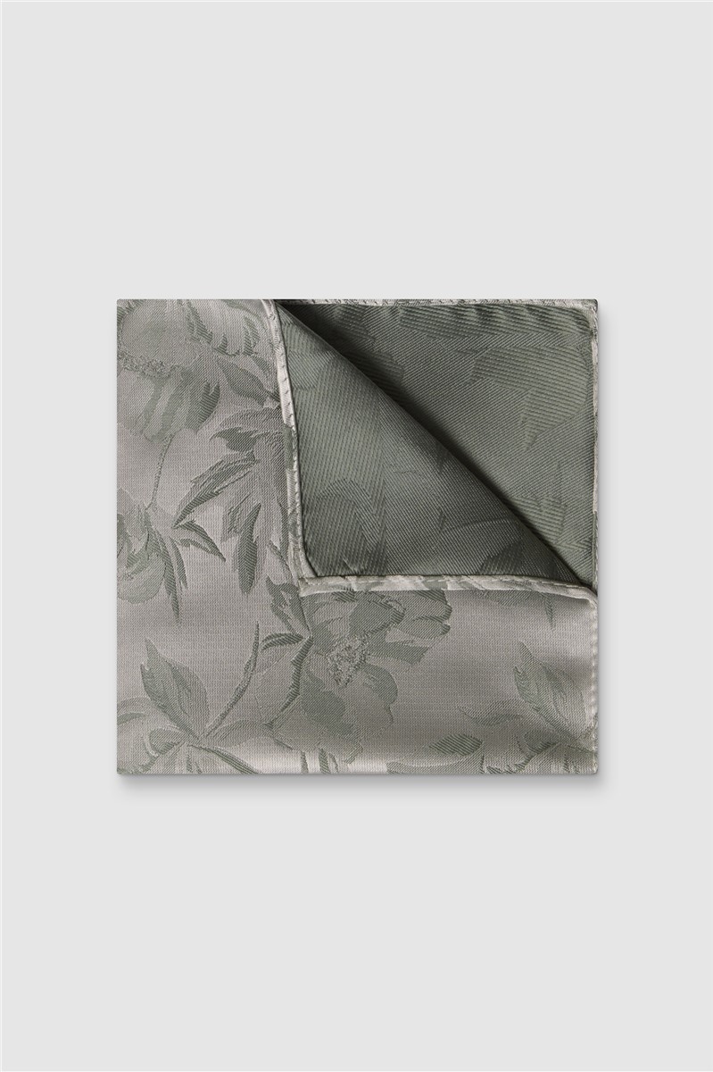  Green Summer Floral Tie