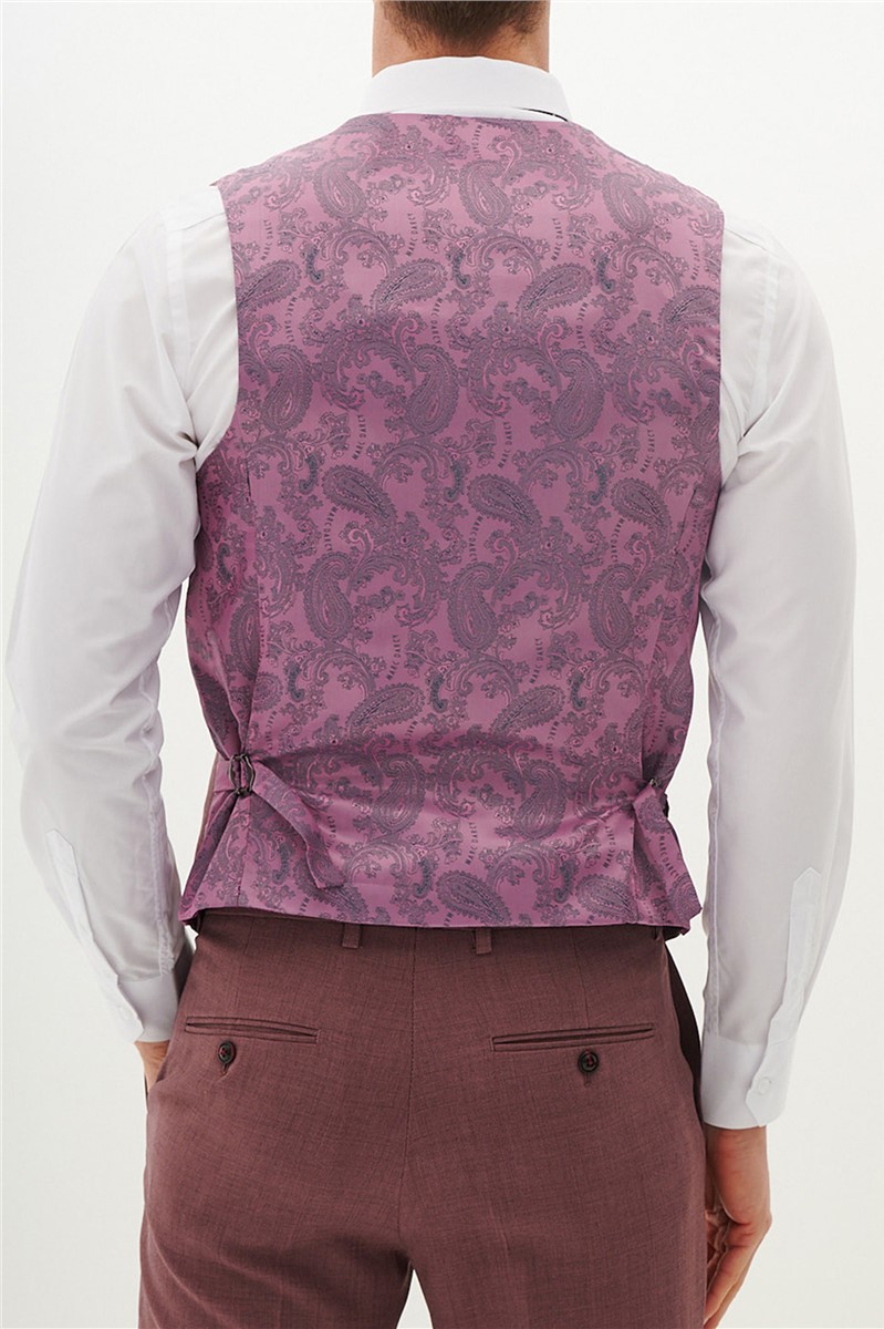  Tailored Fit Monty Mauve Suit