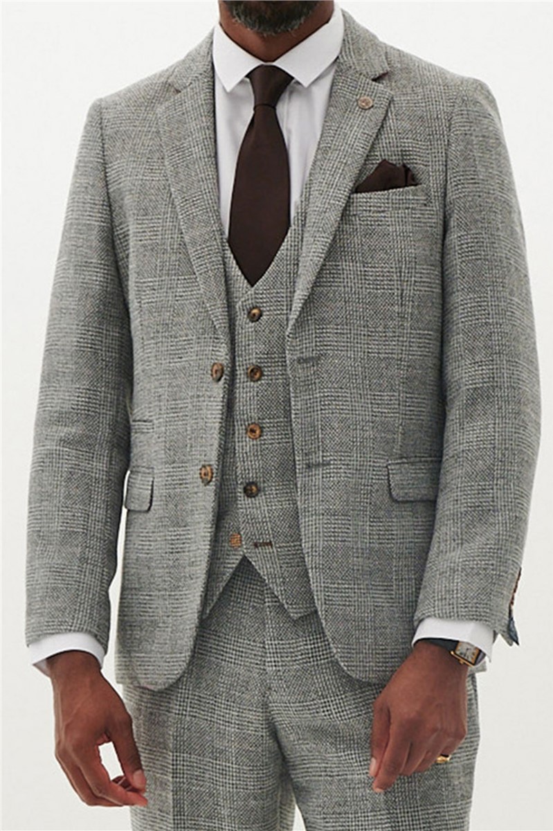  Slim Fit Kris Silver Jacket