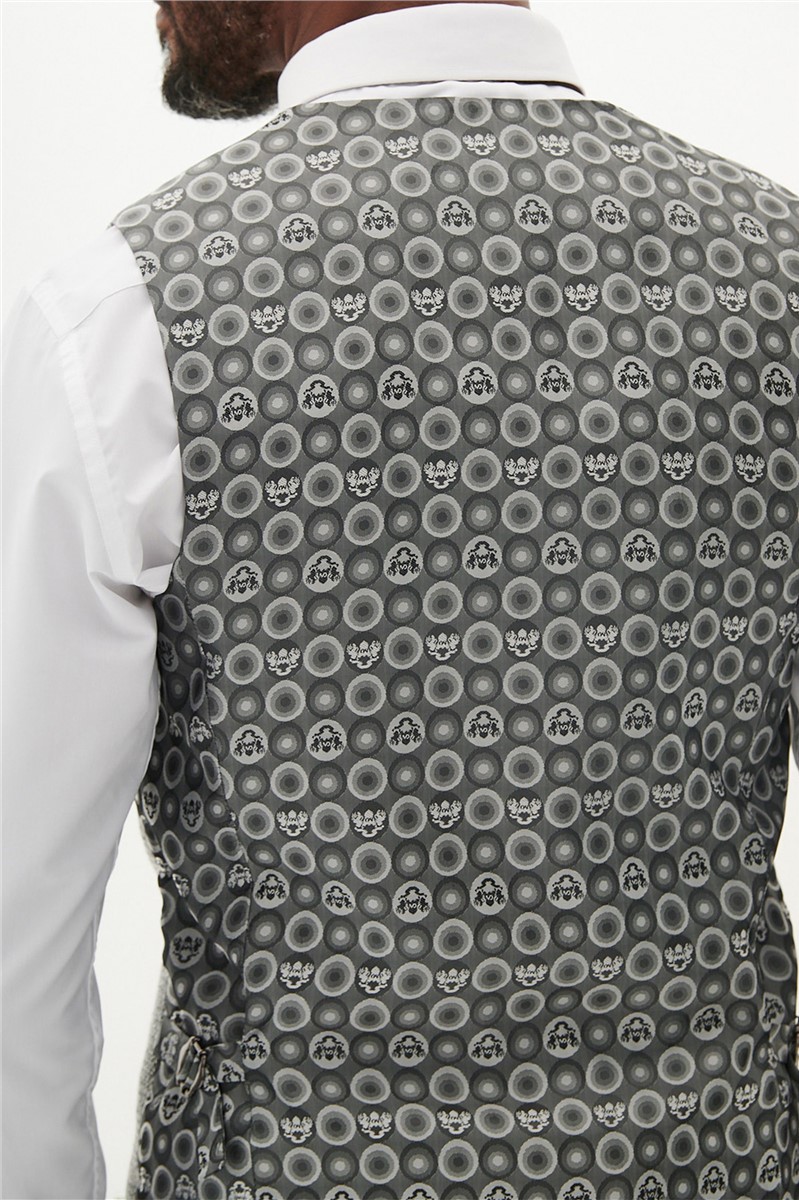  Slim Fit Kris Silver Jacket
