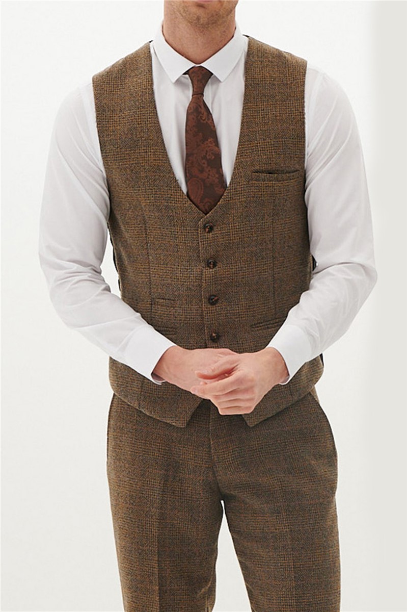  Slim Fit Kris Tan Tweed Jacket