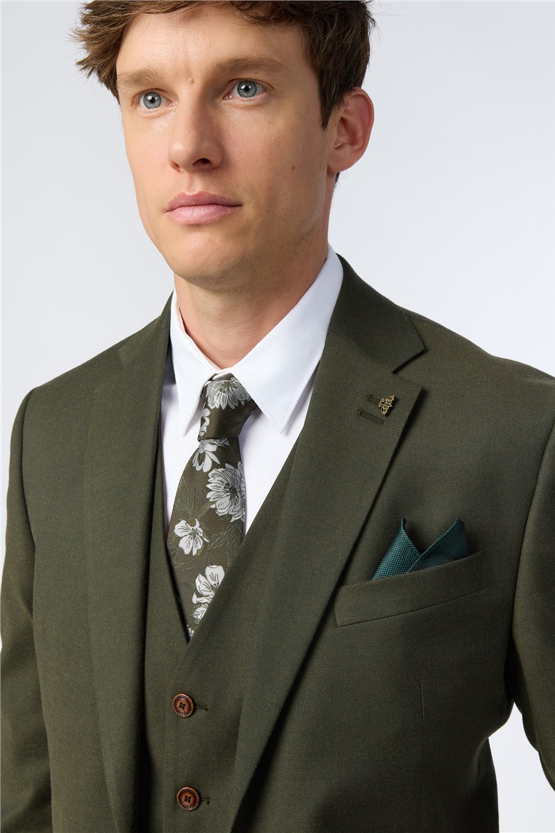  Sage Large Floral Tie