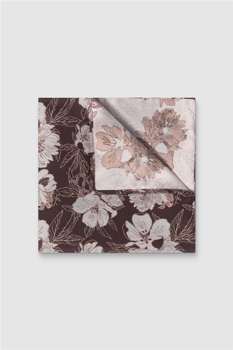  Chocolate Large Floral Tie