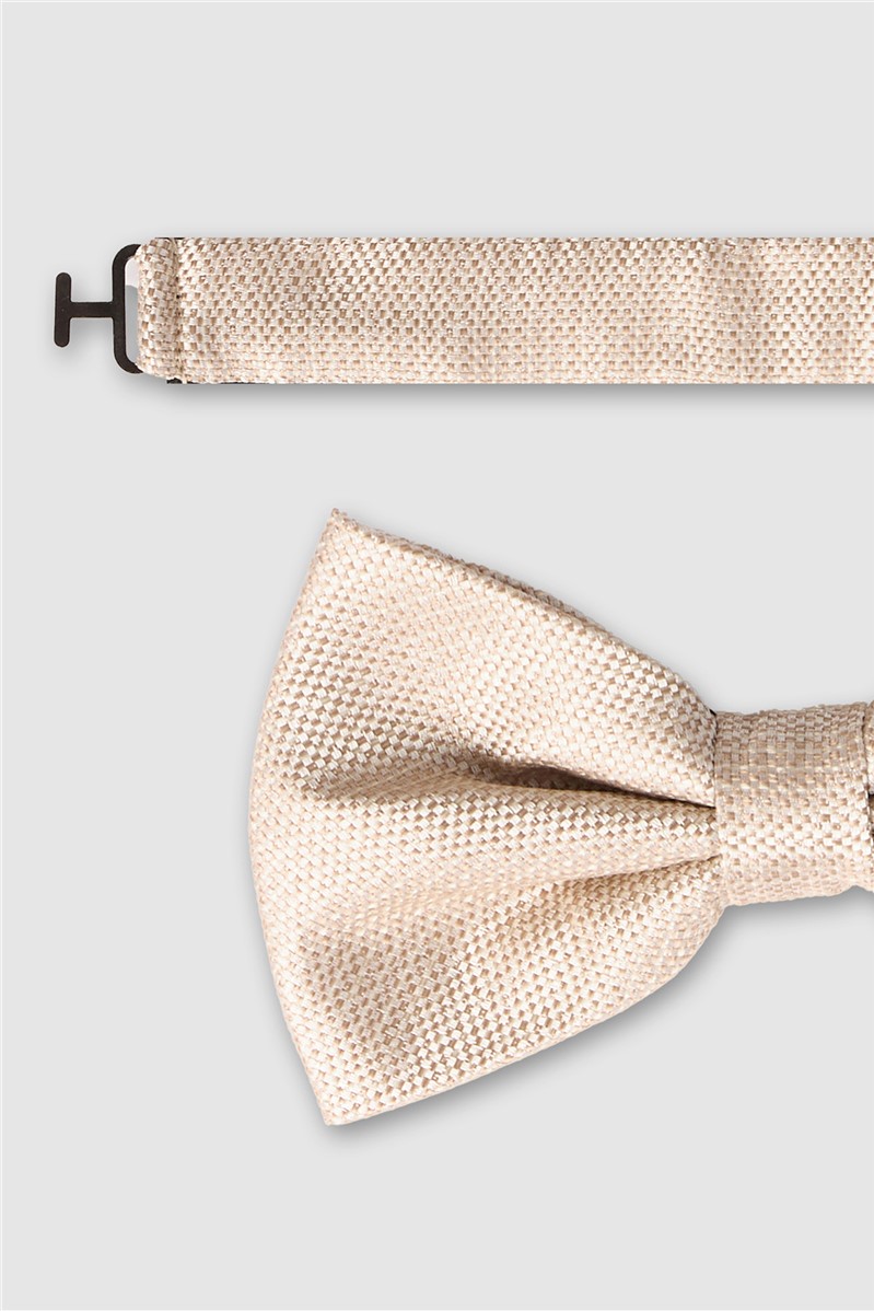 Antique Rogue Ecru Textured Bow Tie