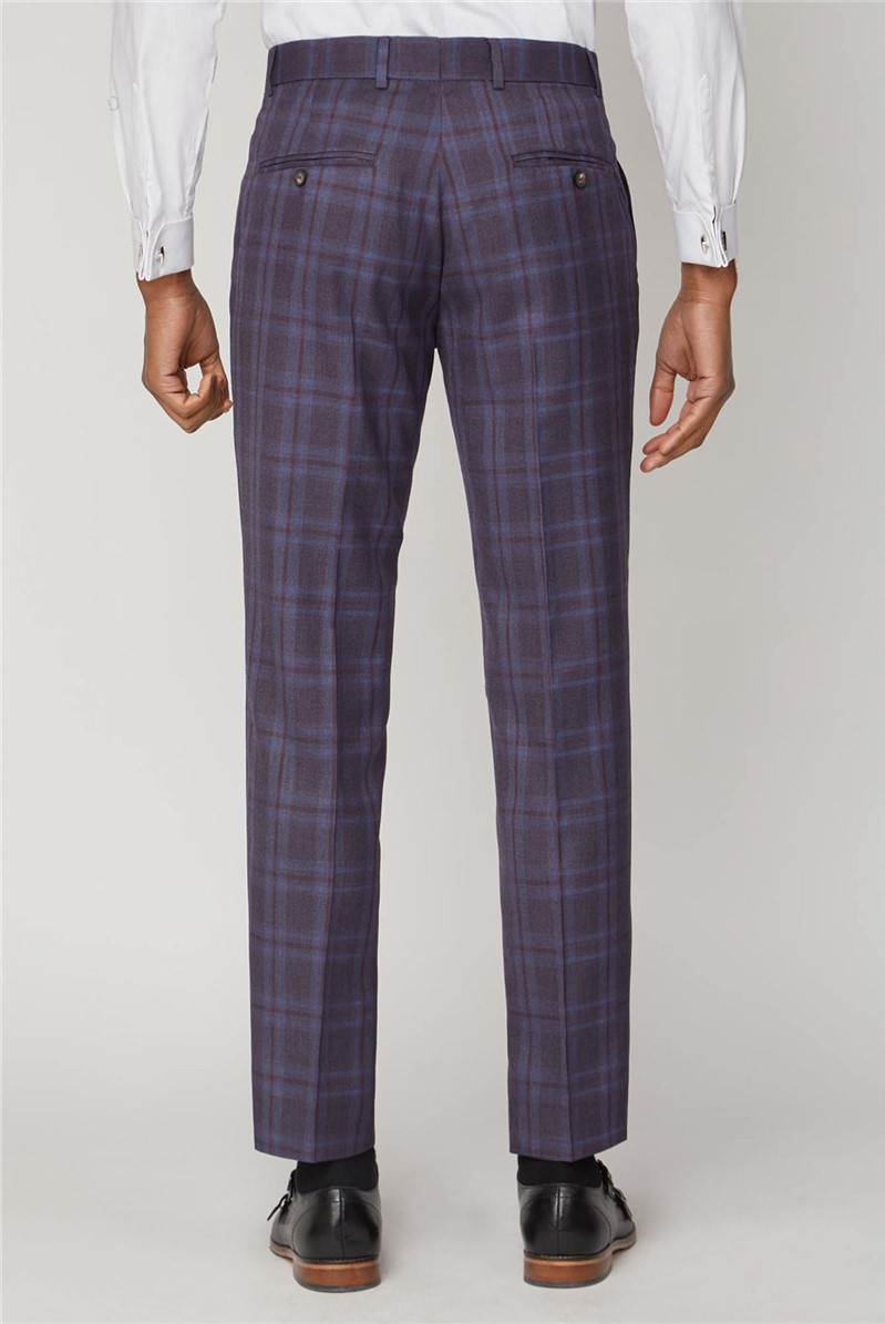  Purple Check Two-Piece Suit