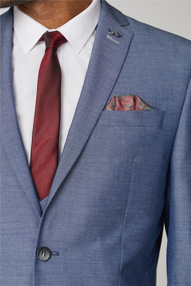 Antique Rogue | Blue Twill Slim Fit Two Piece Suit | Suit Direct