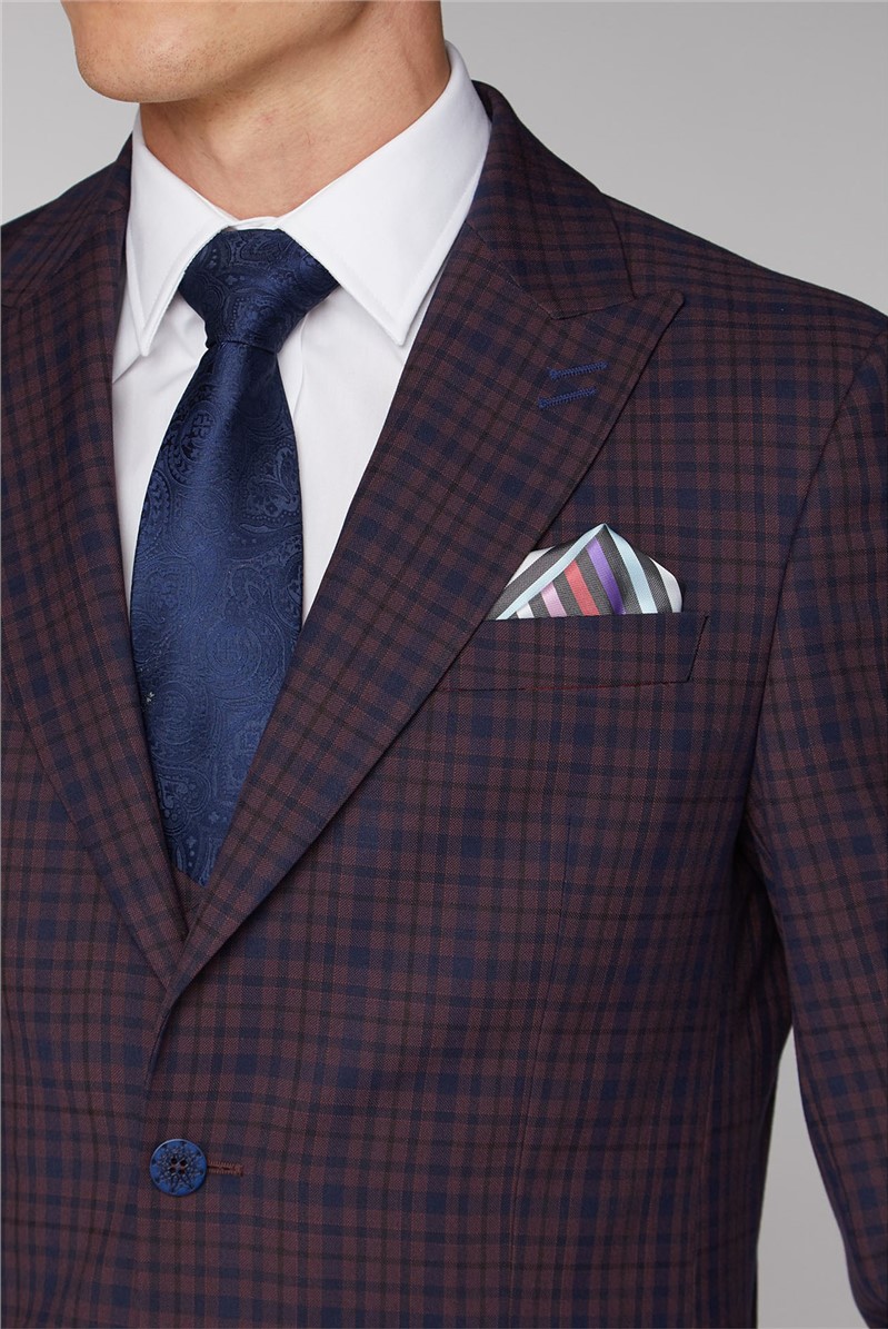  Pink and Blue Check Jacket