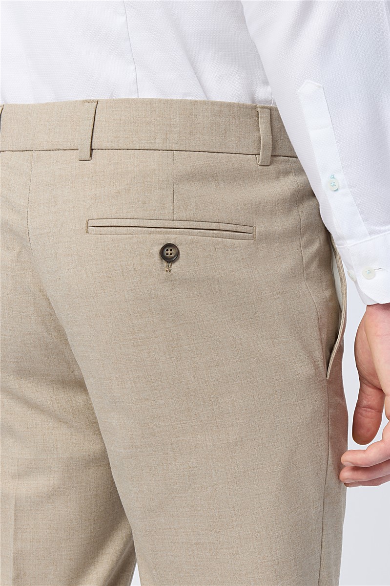  Slim Fit Sand Suit