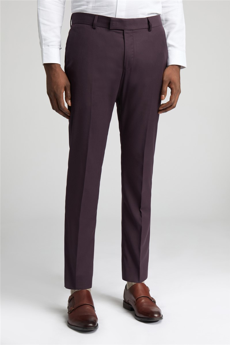  Slim Fit Bay Burgundy Trousers