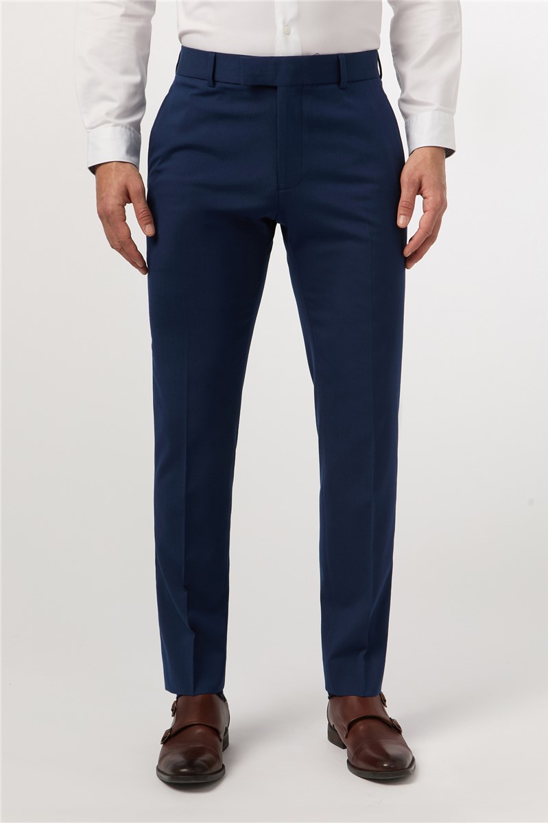  Slim Fit Montrose Bright Blue Waistcoat