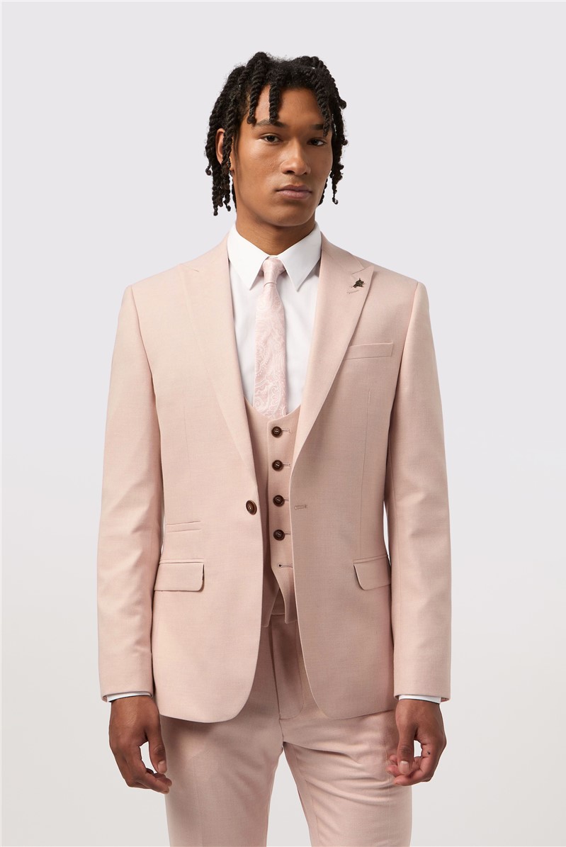  Slim Fit Blake Peach Waistcoat