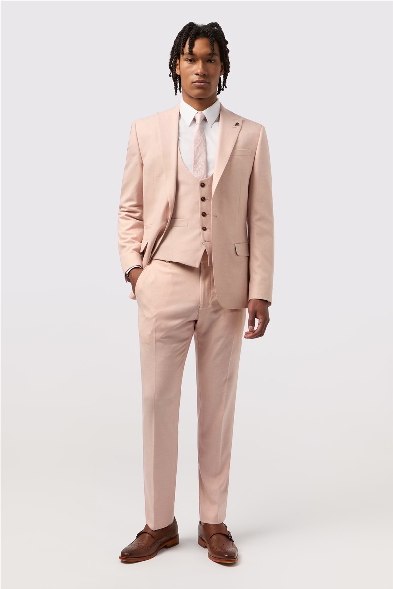  Slim Fit Blake Peach Waistcoat