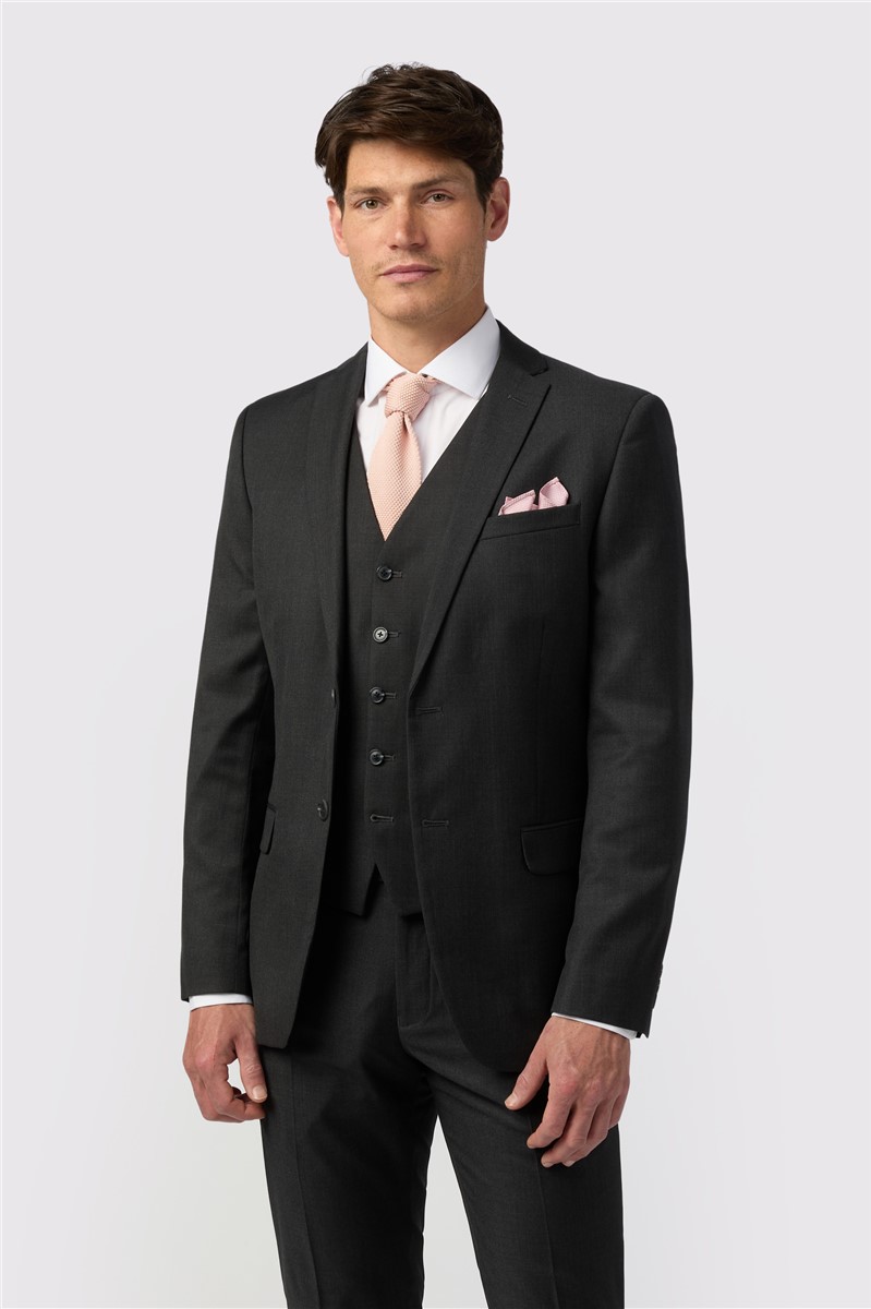  Slim Fit Charcoal Trousers