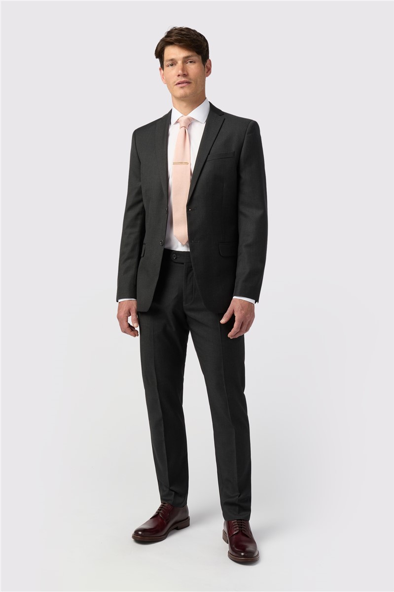  Slim Fit Charcoal Trousers