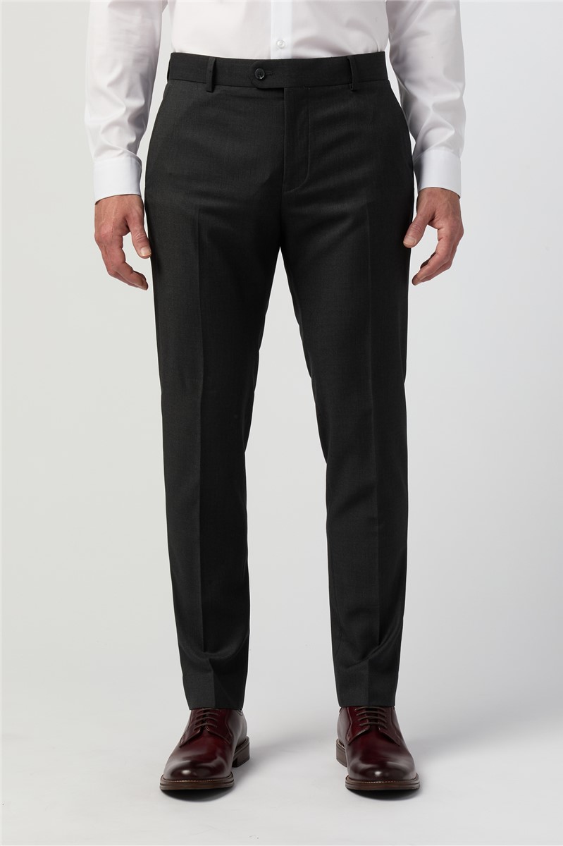  Slim Fit Charcoal Trousers