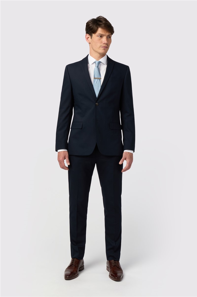 Slim Fit Navy Twill Suit