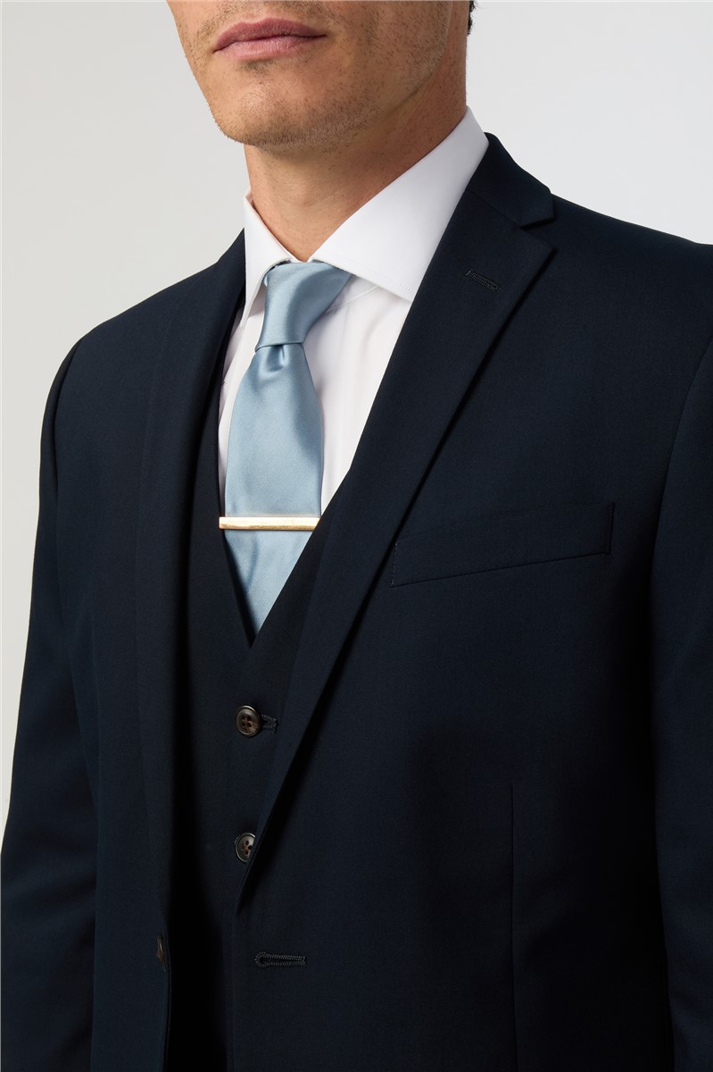  Slim Fit Navy Twill Suit