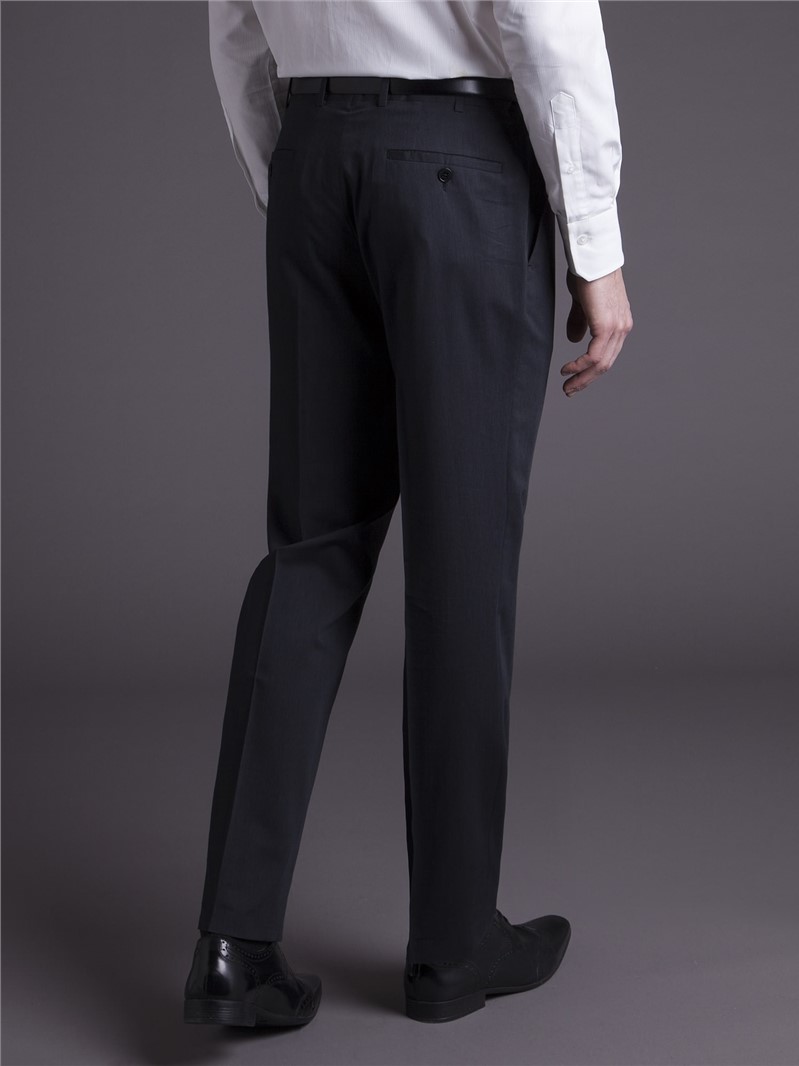  Charcoal Micro-Stripe Tailored Fit Suit