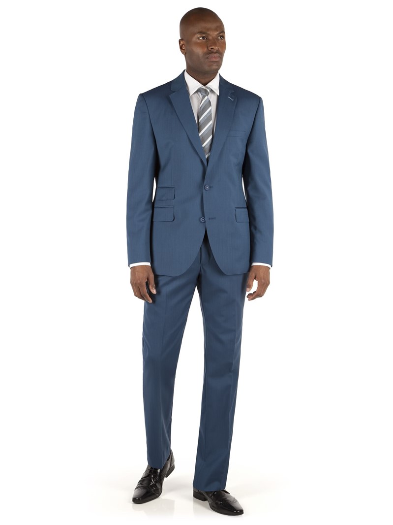  Cornflower Blue Marriott Tailored Fit Two Piece Suit