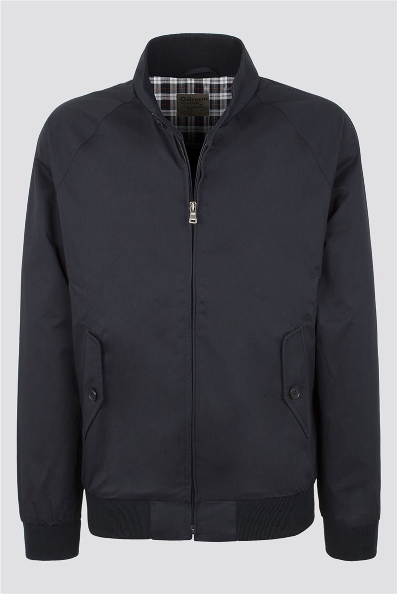  Navy Cotton Harrington Jacket