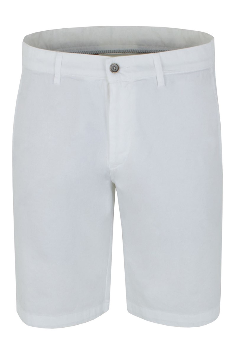 Gibson London White Cotton Shorts