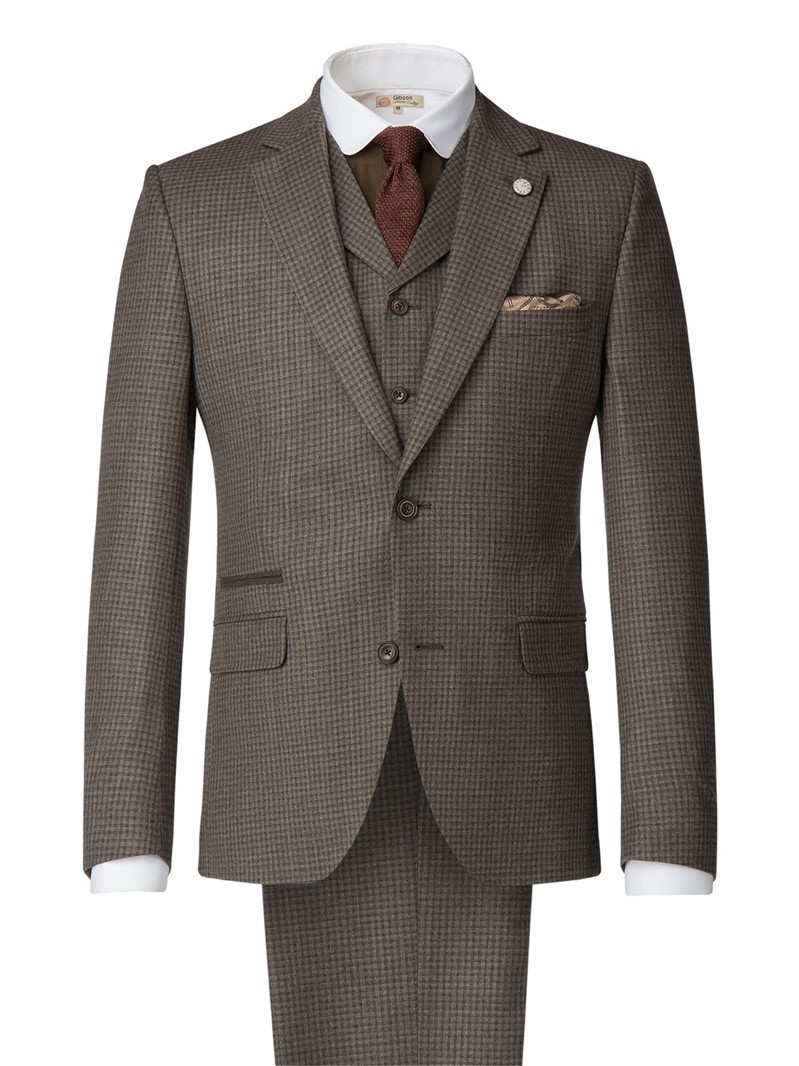  Taupe Muted Check Jacket