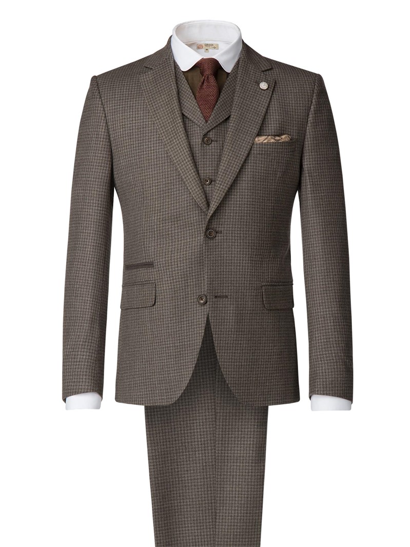  Taupe Muted Check Jacket