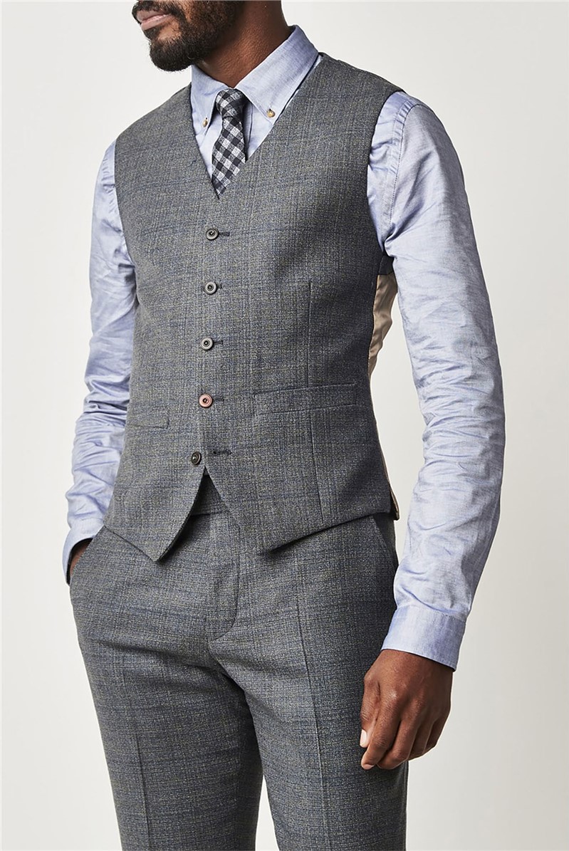 textured waistcoat