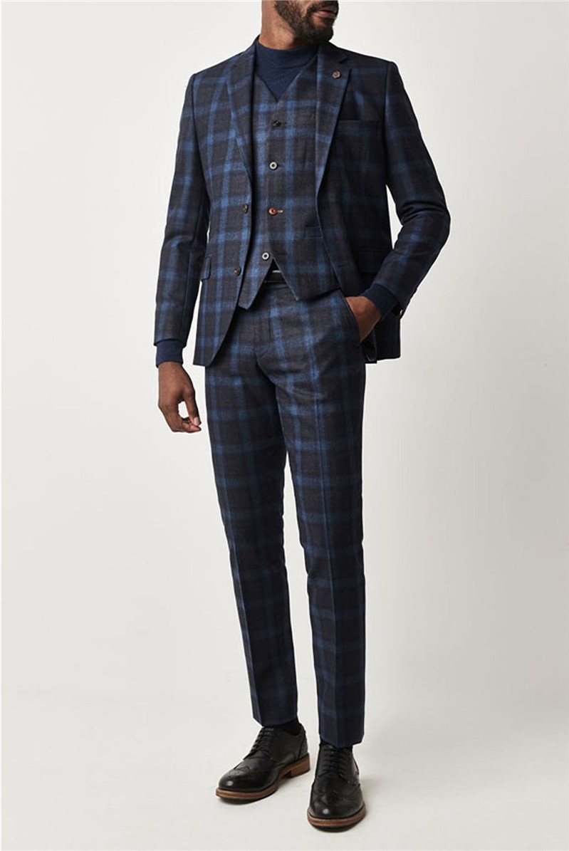  Teal Tartan Check Jacket