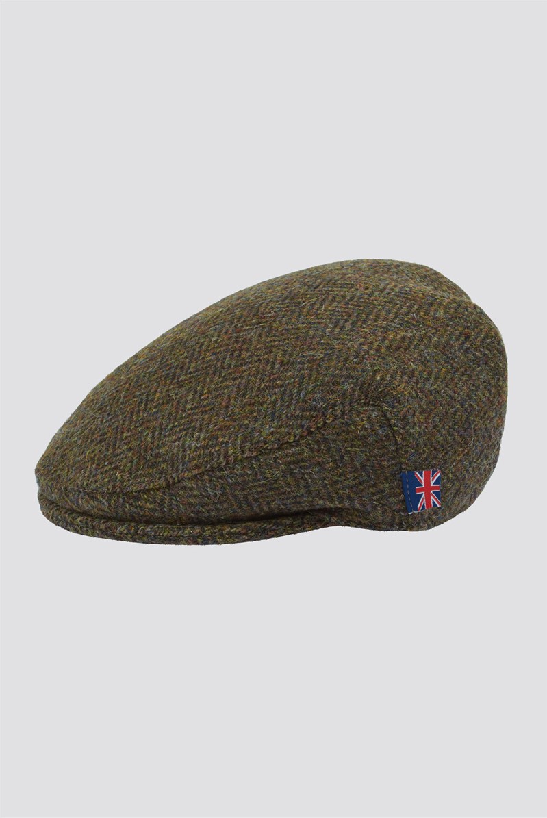 Brown Harris Tweed Hat