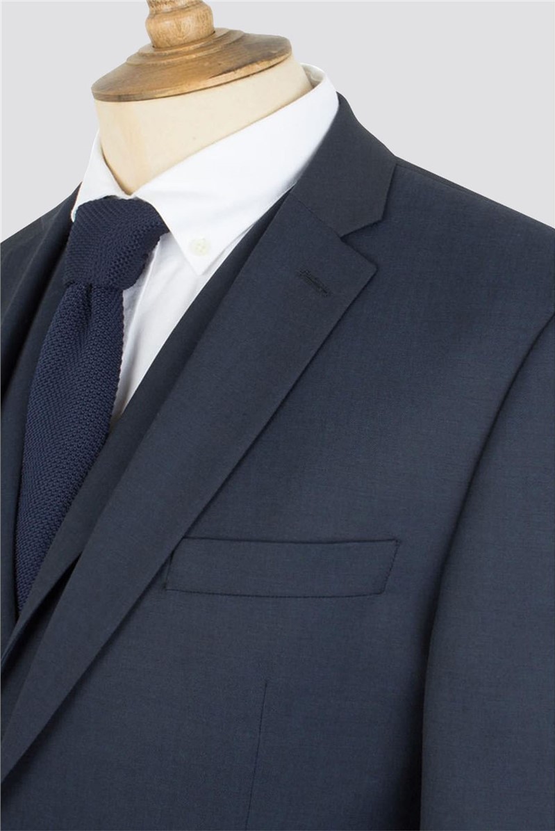 Navy Twill Suit Jacket