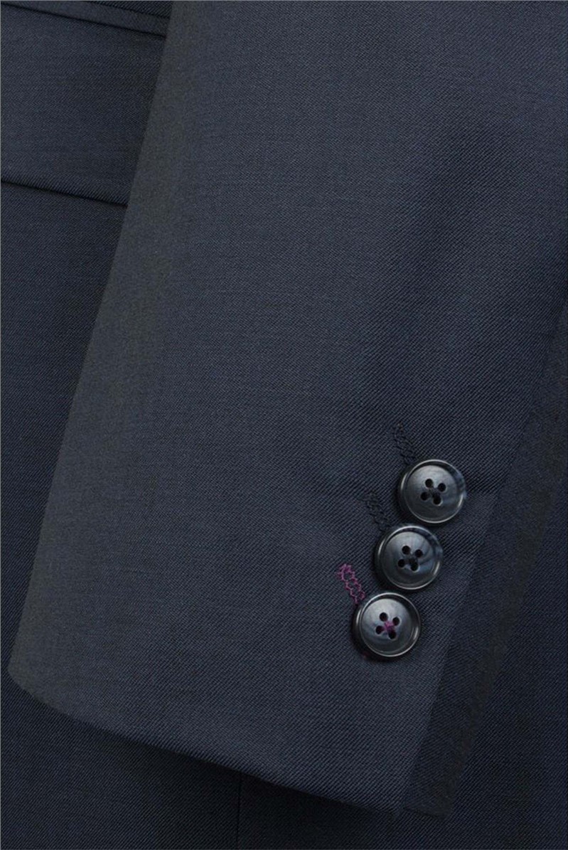 Navy Twill Suit Jacket