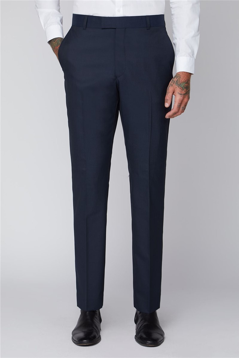 Gibson London Navy Slim Fit Suit Trouser