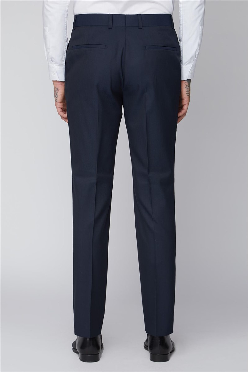 Gibson London Navy Slim Fit Suit Trouser