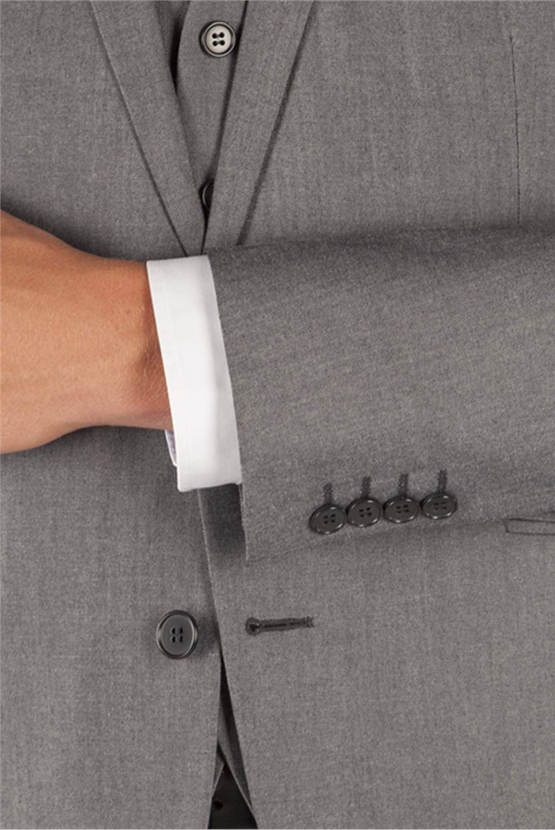  Silver Grey Tonic Slim Fit Suit Jacket