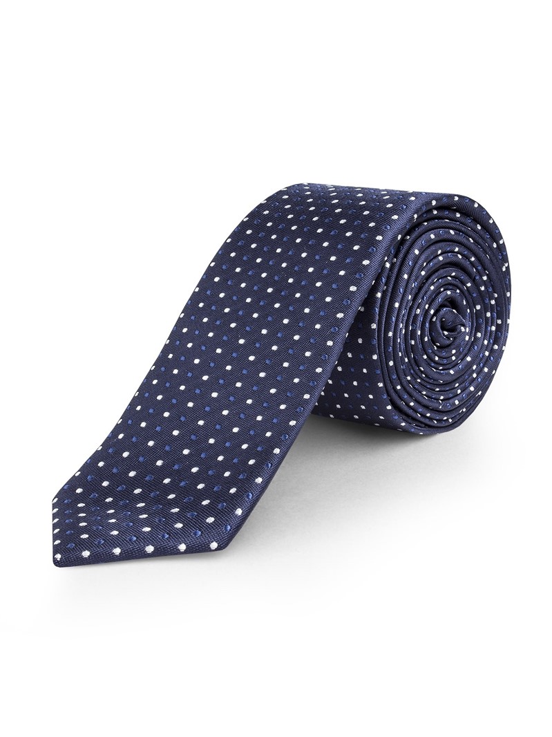 Limehaus Navy Dot Tie