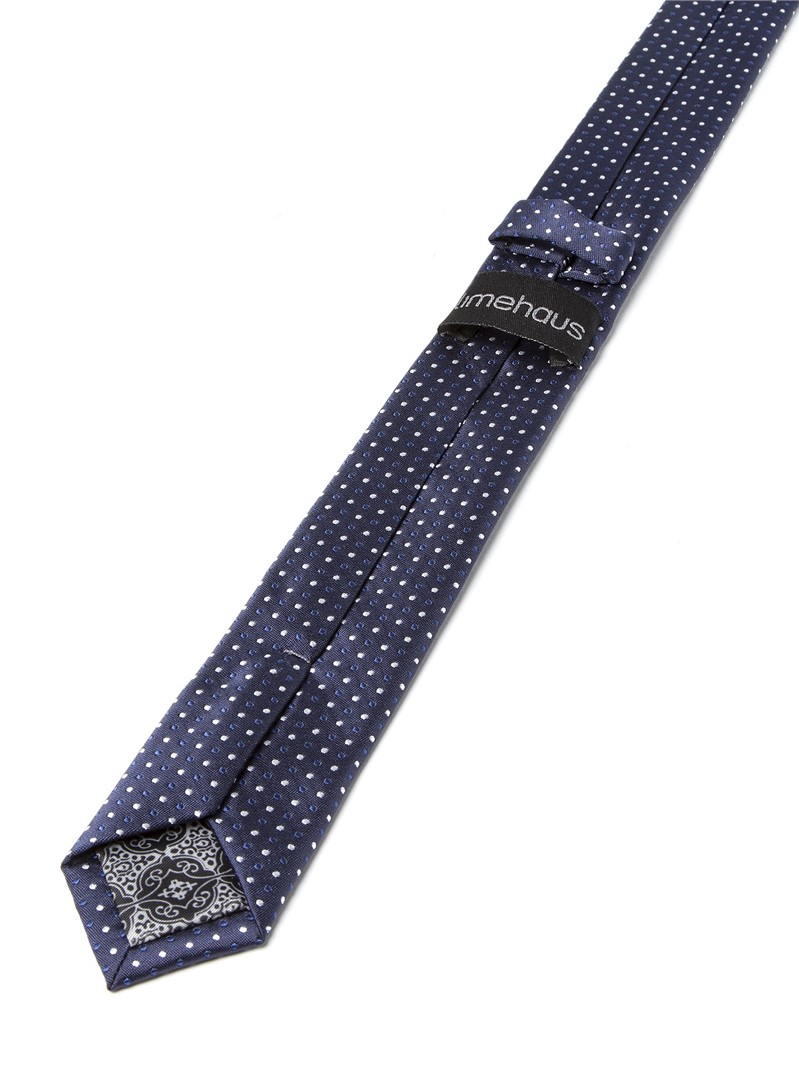  Navy Dot Tie