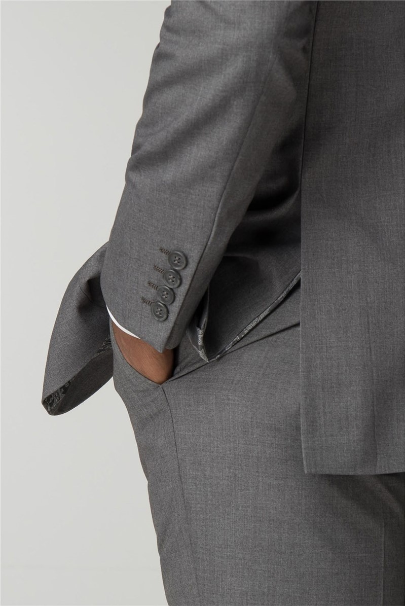  Grey Regular Fit Suit Jacket