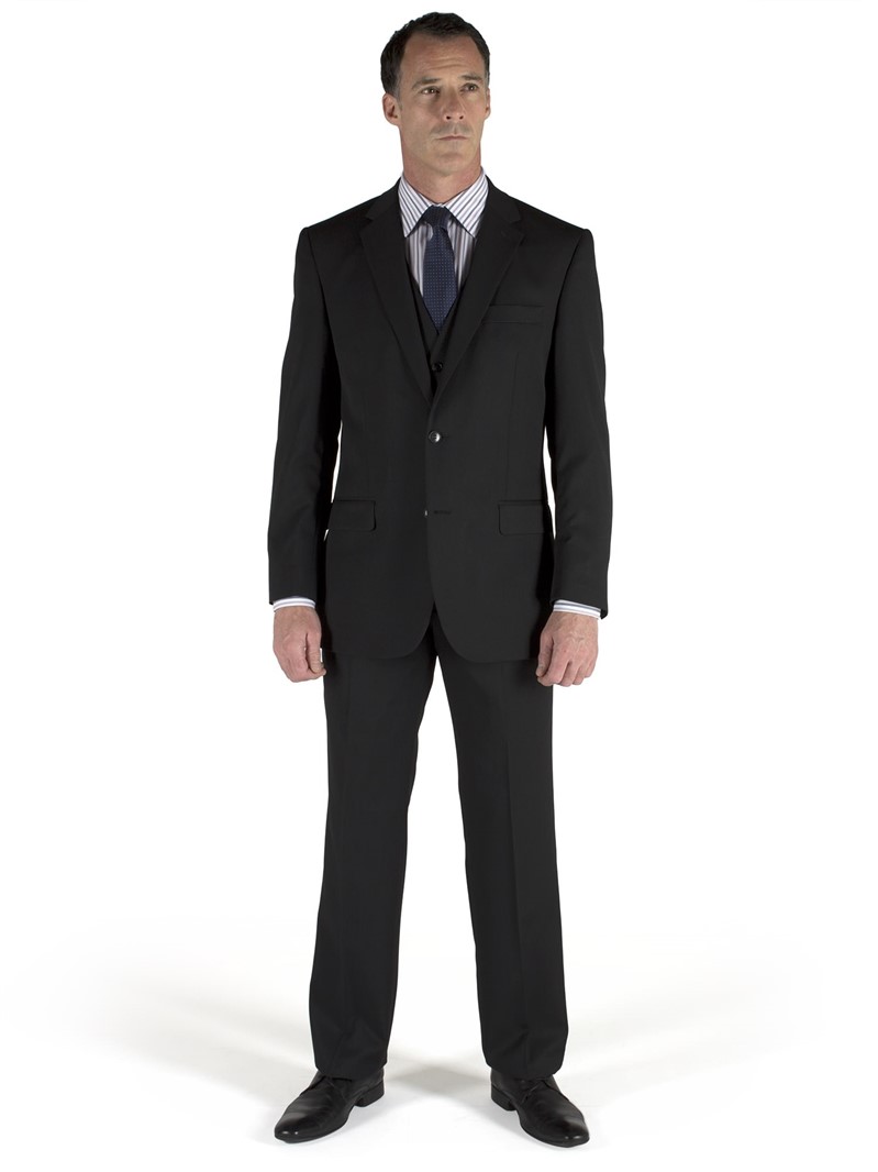  Black Twill Suit Jacket