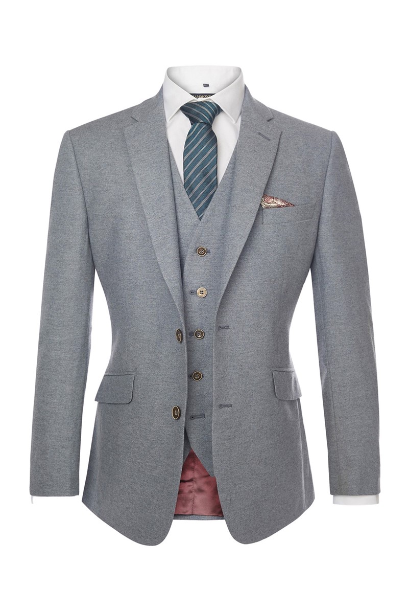 Scott by The Label | Grey Donegal Suit Jacket | SuitDirect.co.uk